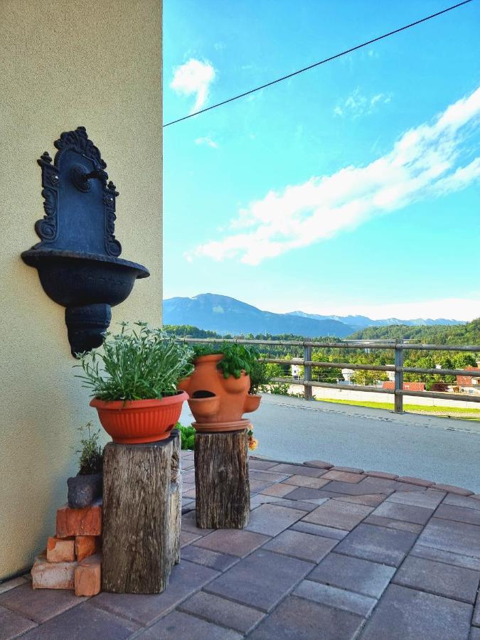 Gartnar Home -Hiska S Pridihom Domacnosti In Pogledom Na Hribe. Radovljica Kültér fotó